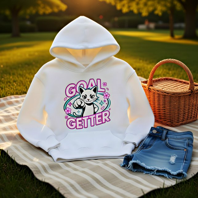 Goal Getter Cat - Cute Motivational Cat Lover Gift (Creator Uploaded)