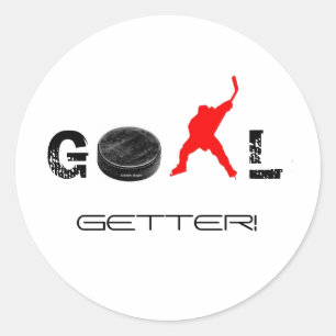 GOAL GETTER! CLASSIC ROUND STICKER
