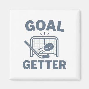 Goal Getter Hockey Motivation Sports Gift Players Magnet