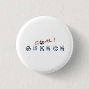 GOAL Greece 3 Cm Round Badge