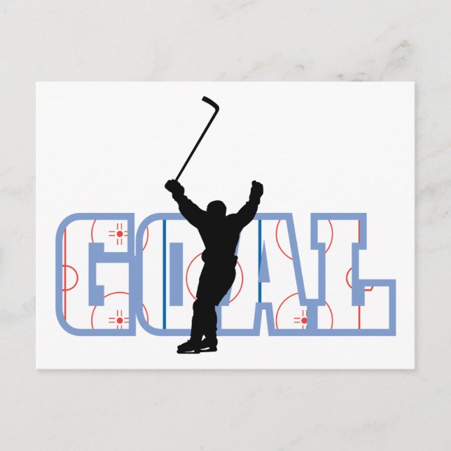 Goal - Ice Hockey Score - Sports Gifts Postcard (Front)