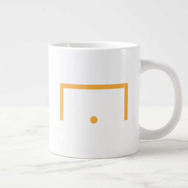 Goal Jumbo Coffee Mug (Right)