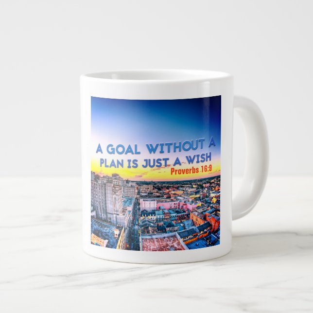 Goal - Jumbo Mug (Front Right)