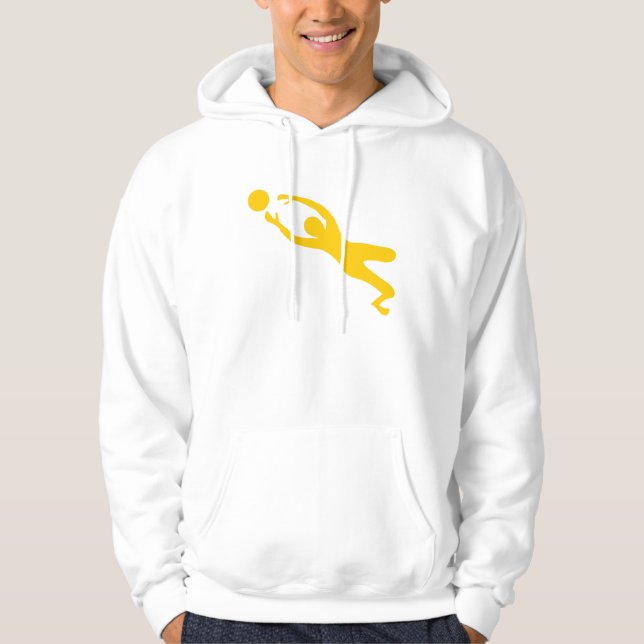 Goal Keeper - Amber Hoodie (Front)