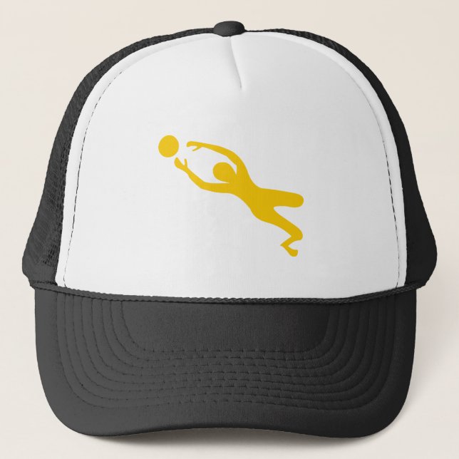 Goal Keeper - Amber Trucker Hat (Front)