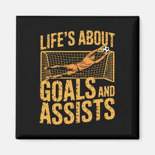 Goal Keeper And Goal Keeper, Life About Goals And Magnet