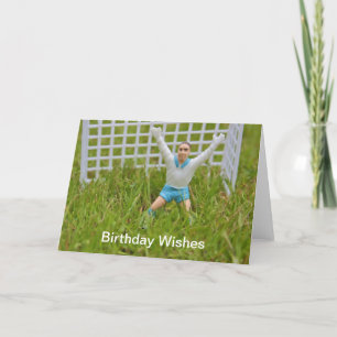 Goal Keeper Birthday Wishes Card