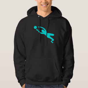 Goal Keeper - Cyan Hoodie