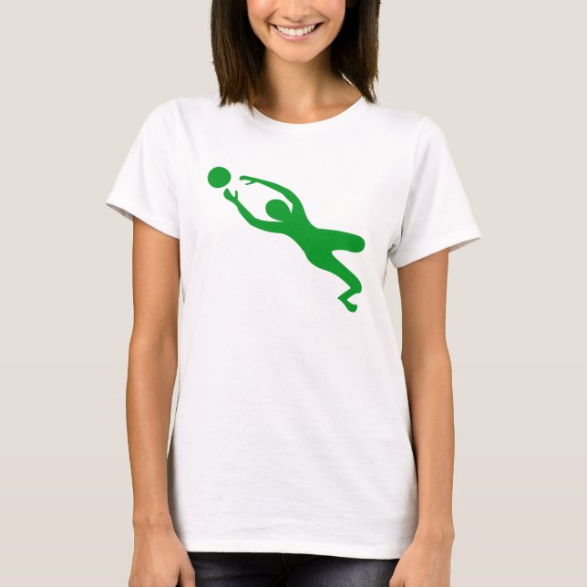 Goal Keeper - Grass Green T-Shirt (Front)