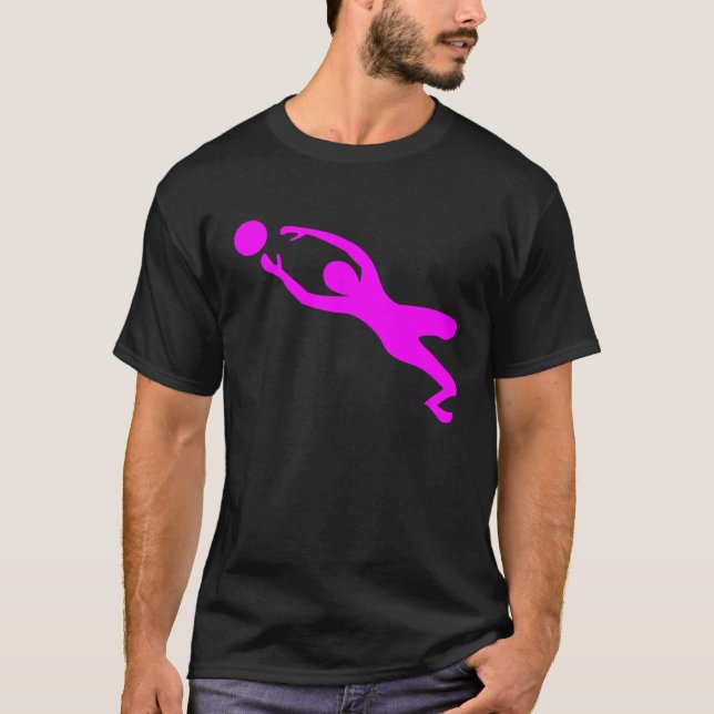Goal Keeper - Magenta T-Shirt (Front)