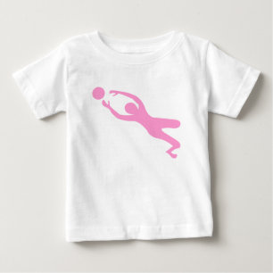 Goal Keeper - Pink Baby T-Shirt