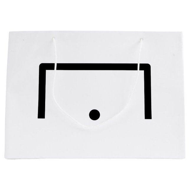 Goal Large Gift Bag (Front)