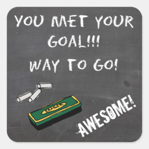 Goal Met!!! Stickers for Students
