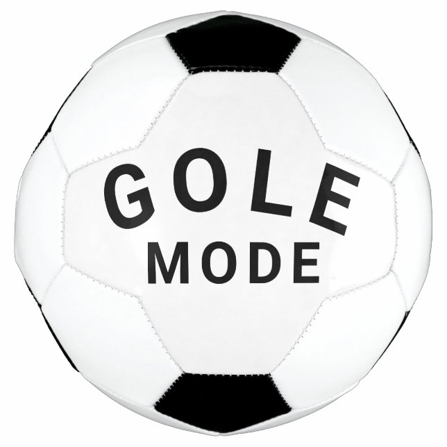 Goal Mode Text Soccer Ball for Training and Play G (Front)