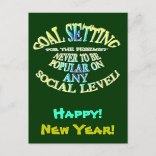 Goal: Never to Be Popular Holiday Postcard