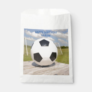  Goal Post Black and White Soccer Ball Sports  Favour Bags