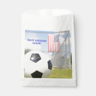  Goal Post Black and White Soccer Ball Sports  Favour Bags