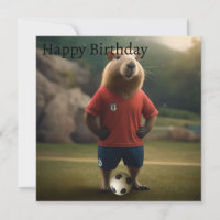 "Goal-Scoring Capybara: The Ultimate Soccer Star!"