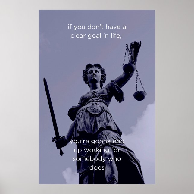 Goal-Setting Motivational Wall Art  (Front)