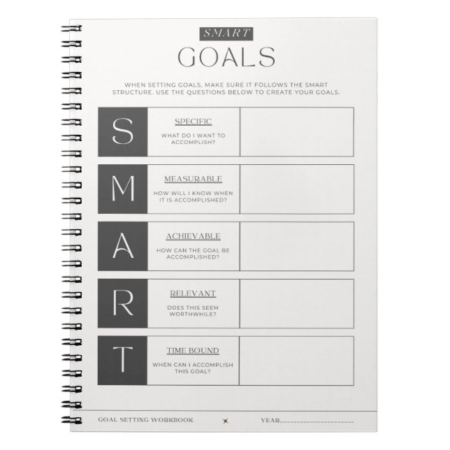 Goal Setting Notebook (Front)