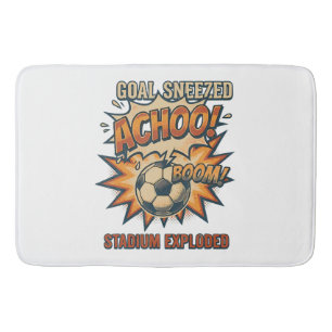 Goal Sneezed Stadium Exploded Bath Mat