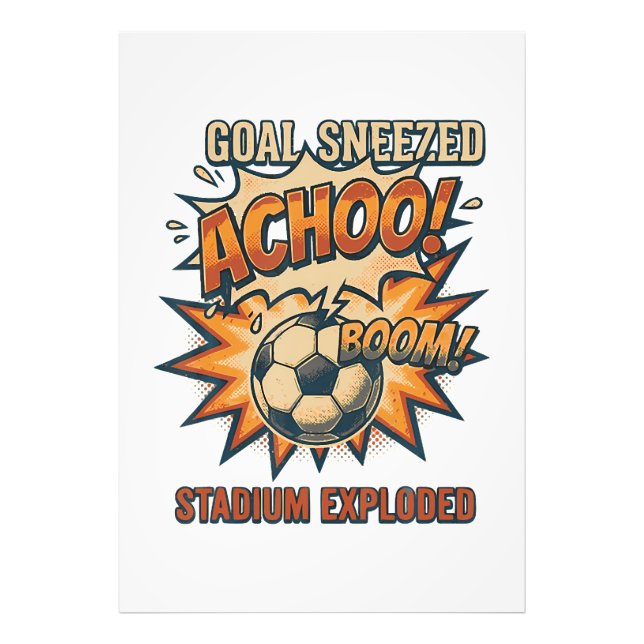 Goal Sneezed Stadium Exploded Photo Print (Front)
