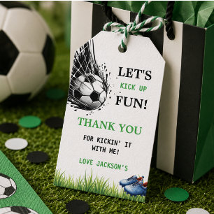 Goal! Soccer 5th Birthday Party Gift Tags