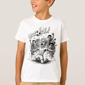 GOAL! Soccer Celebration Kids T-Shirt