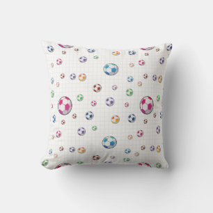 Goal Soccer Pattern Cushion