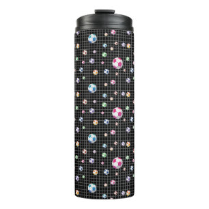 Goal Soccer Pattern Thermal Tumbler