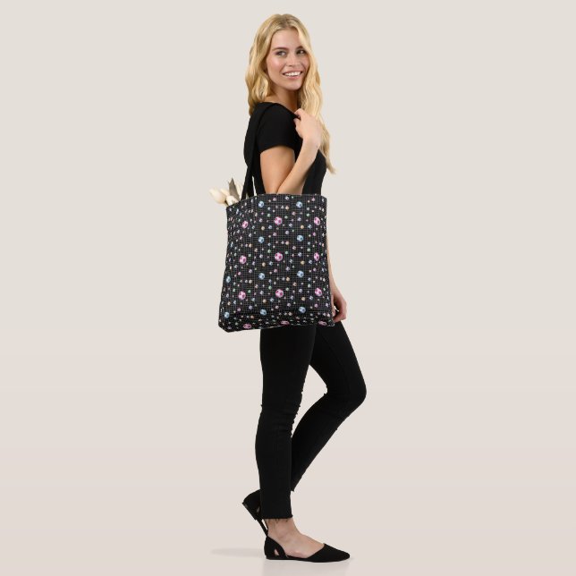 Goal Soccer Pattern Tote Bag (On Model)