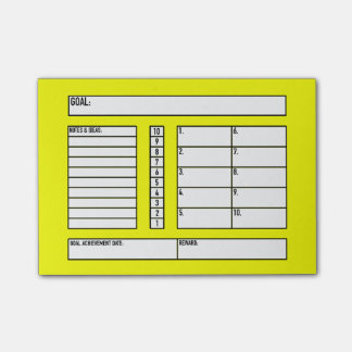 Goal Tracker Post-It Post-it Notes