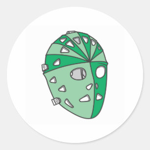 Goalie Classic Round Sticker