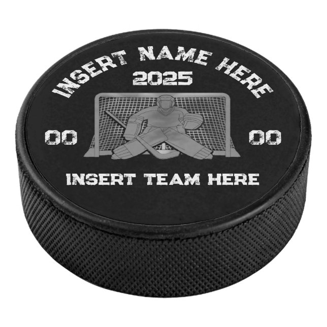 Goalie Hockey Puck (3/4)