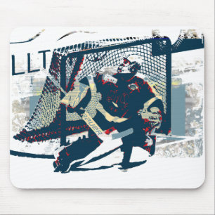 Goalie - Ice Hockey Player Mouse Mat