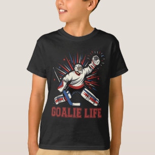 Goalie Life Ice Hockey Goalie Funny Hockey Goalkee T-Shirt