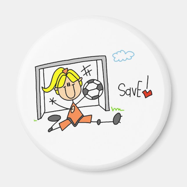 Goalie Makes The Save Magnet (Front)