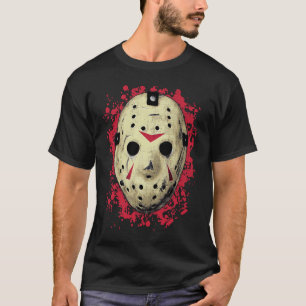 GOALIE MASK  halloween holiday hockey costume horr T-Shirt