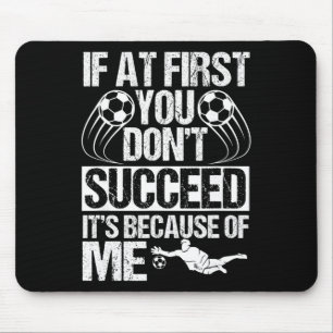 Goalie Soccer Player Goalkeeper Goaltender Team Ke Mouse Mat