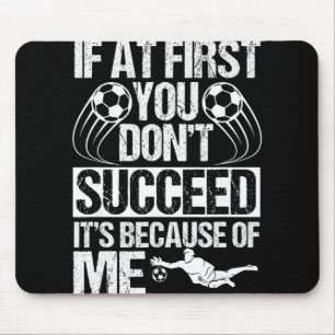 Goalie Soccer Player Goalkeeper Goaltender Team Ke Mouse Mat