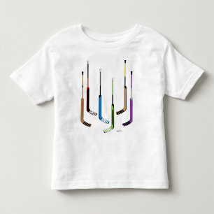 Goalie Sticks Hockey Toddler T-Shirt