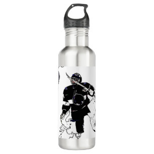 Goalies Rock! Hockey Player  710 Ml Water Bottle
