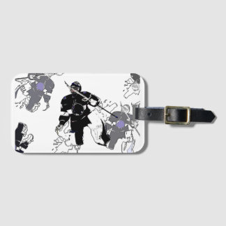 Goalies Rock! Hockey Player   Luggage Tag