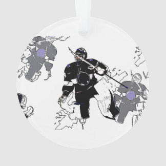 Goalies Rock! Hockey Player  Ornament