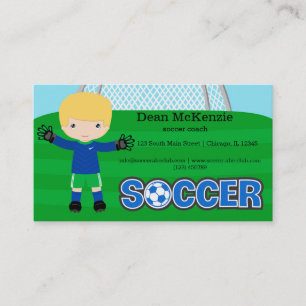 Goalkeeper Business Card