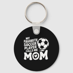 Goalkeeper Lover, My Favorite Soccer Player Calls Key Ring