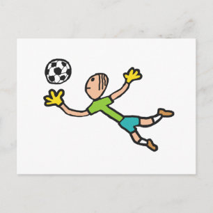 Goalkeeper Postcard