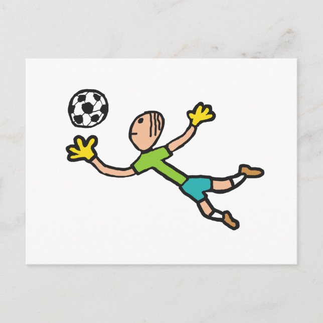 Goalkeeper Postcard (Front)
