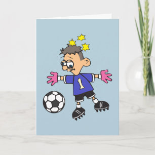 Goalkeeper Soccer Football Birthday Card