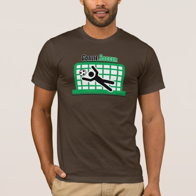 Goalkeeping.Soccer "SAVING!" T-Shirt (Front)
